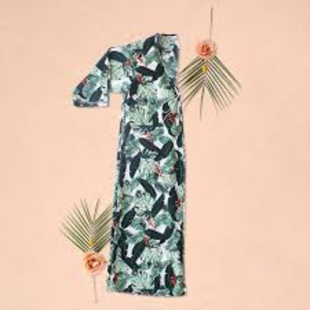 Rachel Zoe Collection Palm Print Duster